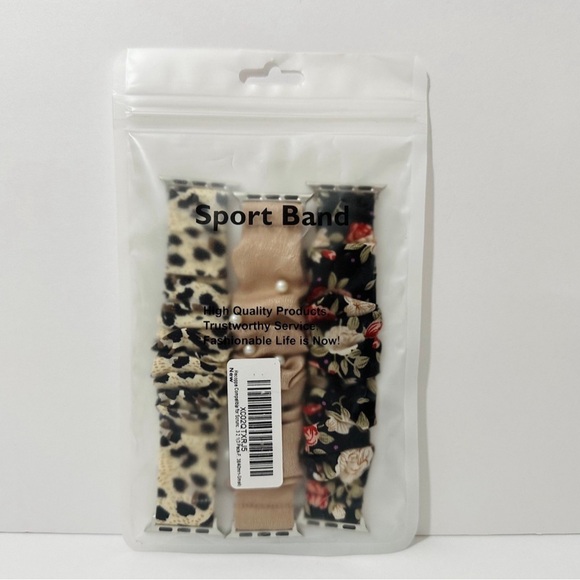 🆕Scrunchie Apple Watch Bands 38/40mm (Small) - 3 Pack - Picture 4 of 5